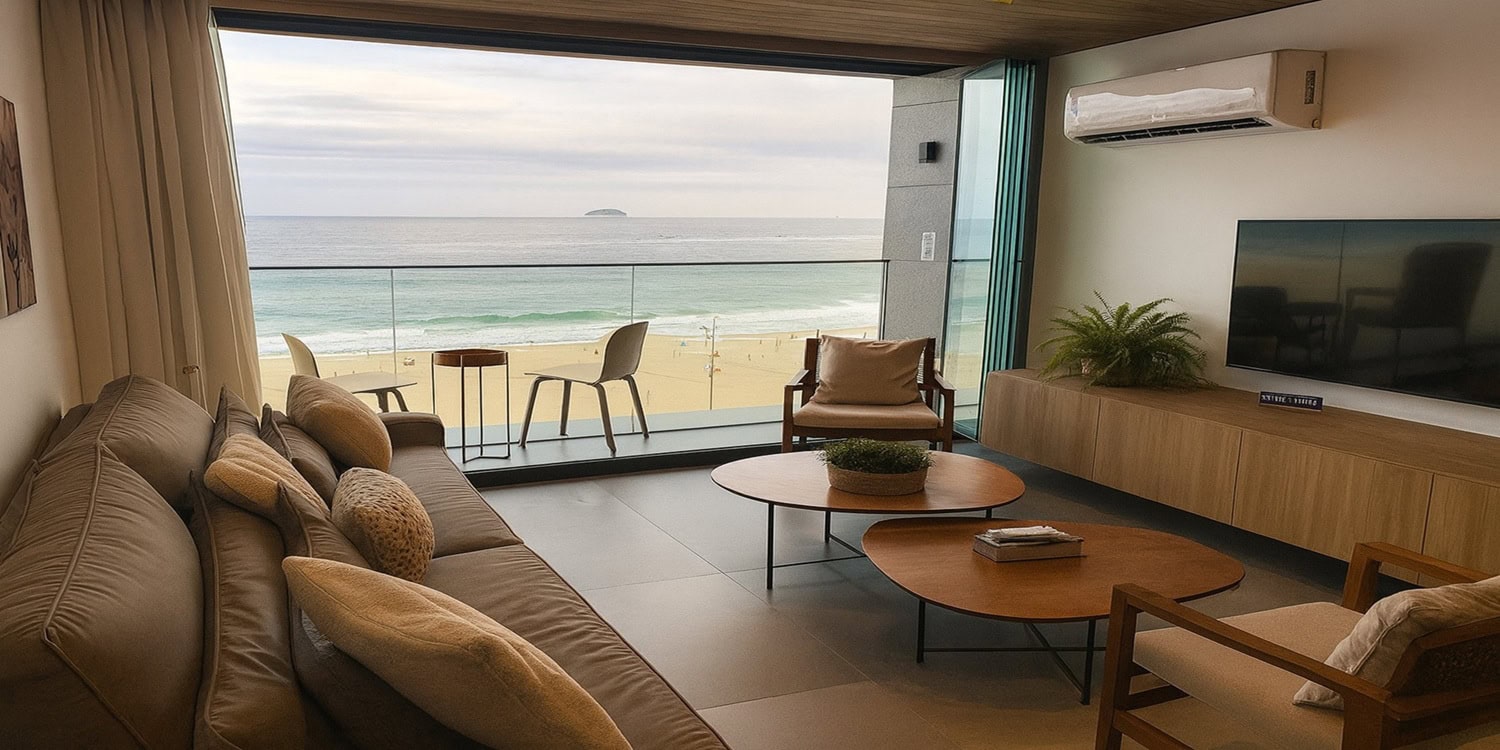 Apartamento de 2 quartos em Copacabana | Atlântico Bait • Pronto