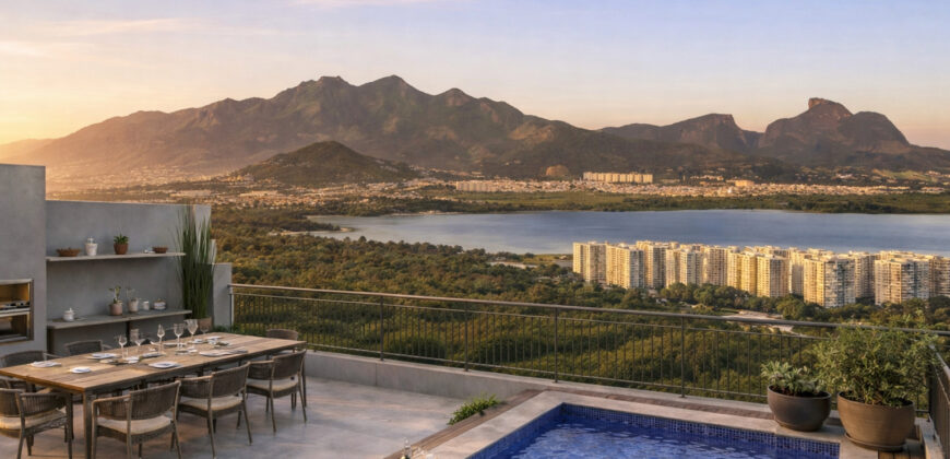 3 Bedrooms Duplex Penthouse, Barra da Tijuca, Pedra da Gávea View — photo 08