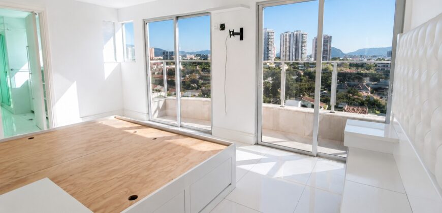 Cobertura Dúplex de 4 quartos na Barra da Tijuca | Beton • Pronta