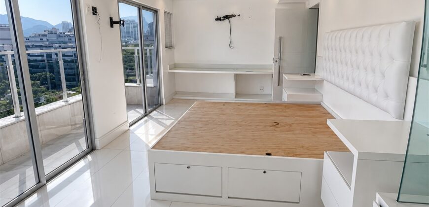 Cobertura Dúplex de 4 quartos na Barra da Tijuca | Beton • Pronta
