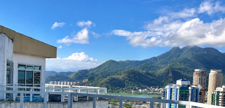 Cobertura de 2 quartos na Barra da Tijuca | Atlântico Sul • Pronta