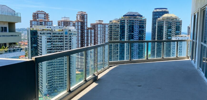 Cobertura de 2 quartos na Barra da Tijuca | Atlântico Sul • Pronta