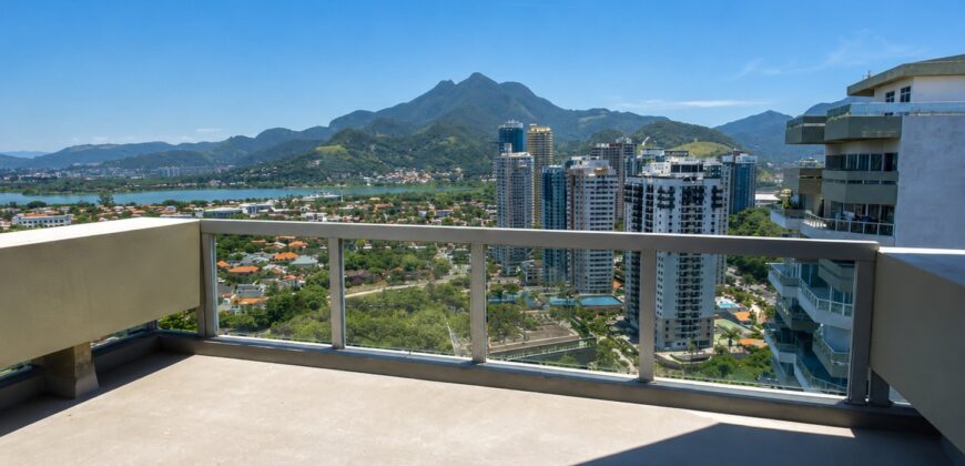 Cobertura de 2 quartos na Barra da Tijuca | Atlântico Sul • Pronta