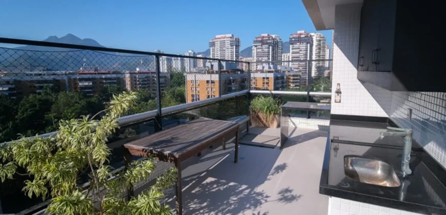 Cobertura de 2 quartos na Barra da Tijuca | Les Residences Saint Tropez • Pronta