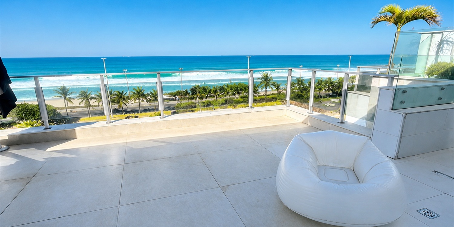 Cobertura Dúplex de 4 quartos na Barra da Tijuca | Beton • Pronta