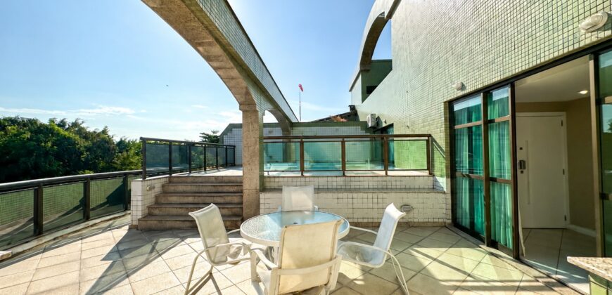 Cobertura Dúplex de 5 quartos na Barra da Tijuca | Jardim Oceânico • Pronta
