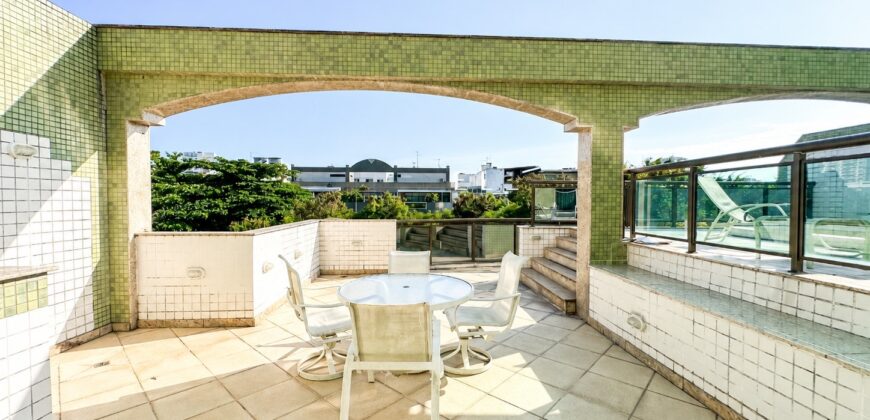 Cobertura Dúplex de 5 quartos na Barra da Tijuca | Jardim Oceânico • Pronta