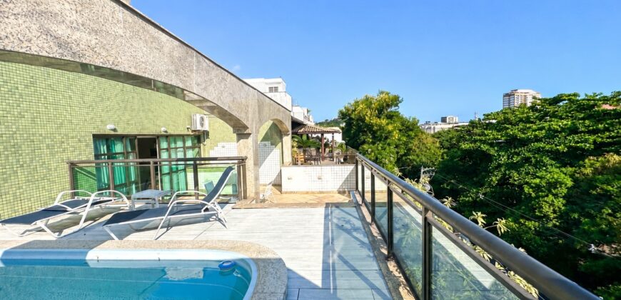 Cobertura Dúplex de 5 quartos na Barra da Tijuca | Jardim Oceânico • Pronta