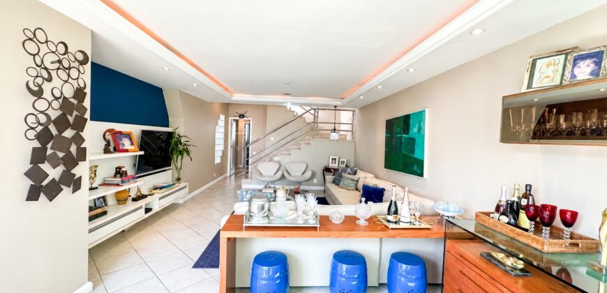 Cobertura Dúplex de 5 quartos na Barra da Tijuca | Jardim Oceânico • Pronta