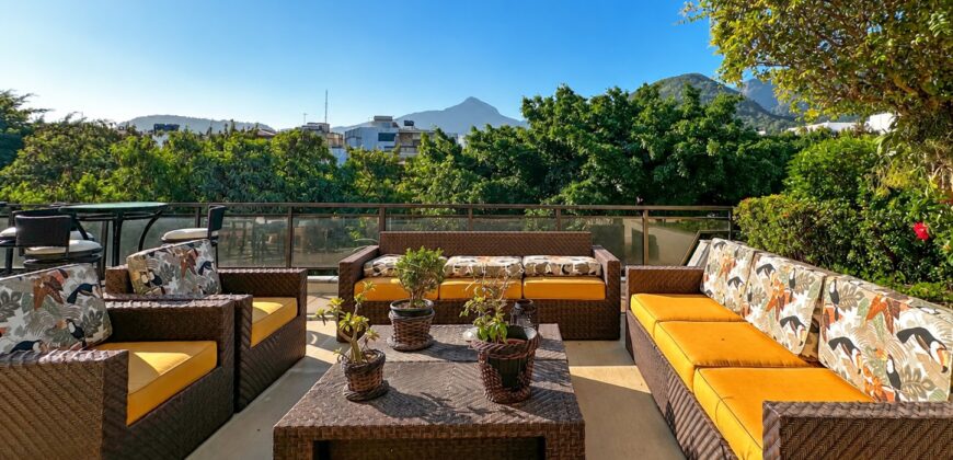Cobertura Dúplex de 4 quartos na Barra da Tijuca | Jardim Oceânico • Pronta