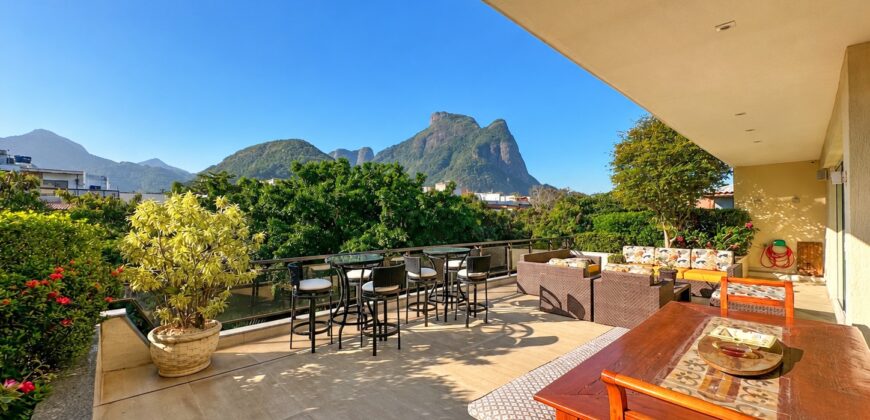Cobertura Dúplex de 4 quartos na Barra da Tijuca | Jardim Oceânico • Pronta