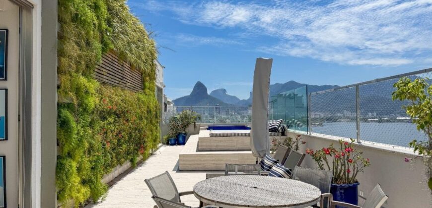 Cobertura Dúplex de 3 quartos em Ipanema • Pronta