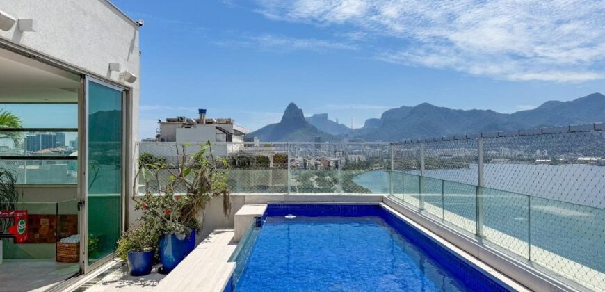 Cobertura Dúplex de 3 quartos em Ipanema • Pronta