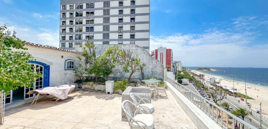 Cobertura Dúplex de 4 quartos em Ipanema • Pronta