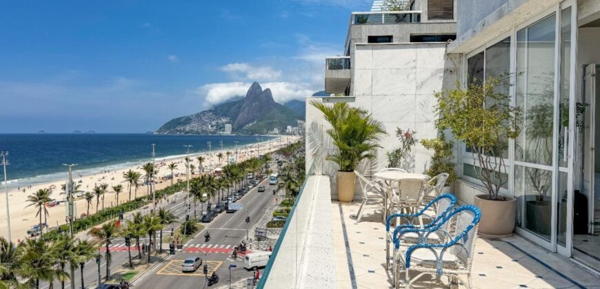 Cobertura Dúplex de 4 quartos em Ipanema • Pronta