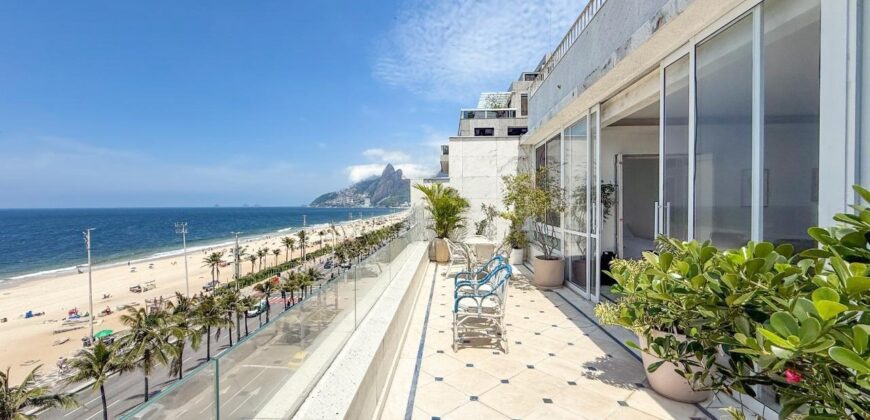 Cobertura Dúplex de 4 quartos em Ipanema • Pronta