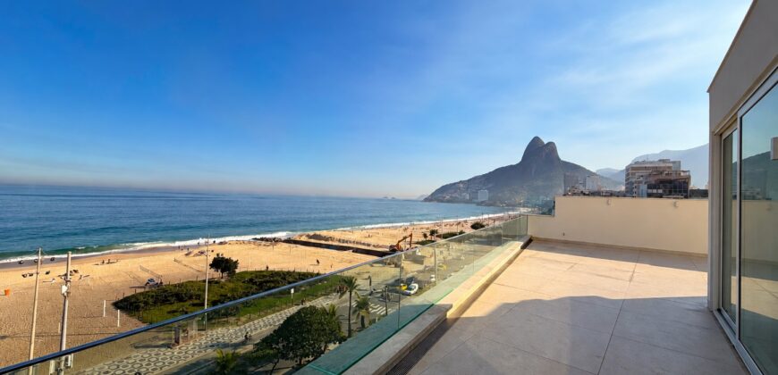 Cobertura Dúplex de 4 quartos em Ipanema • Pronta